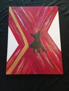 Schilderij Dancing Couple